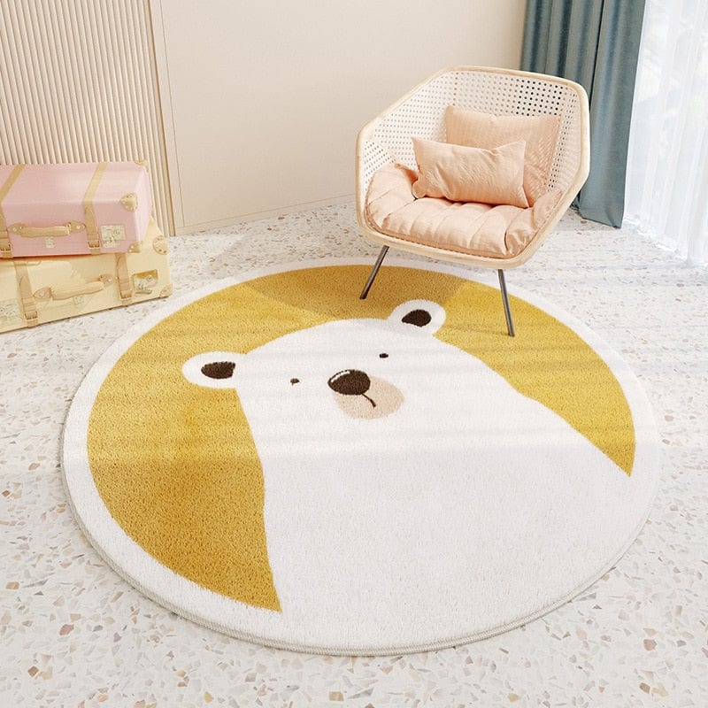 Tapis Ours Blanc