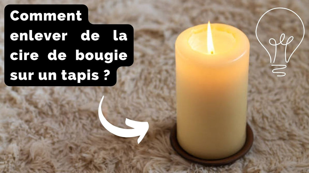 Comment enlever de la cire de bougie sur un tapis : suivez le guide !